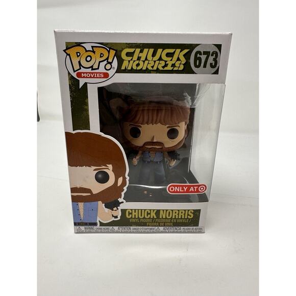 Funko Pop Movies Chuck Norris # 673 TARGET EXCLUSIVE READ - Picture 1 of 4